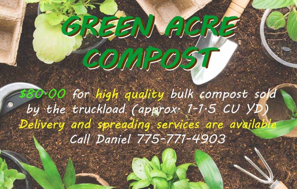 Compost delivery and spreading service